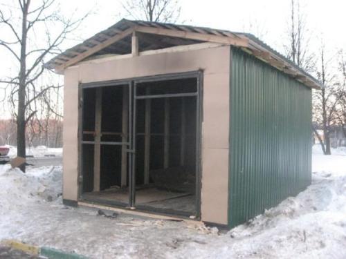 гаража из профильной трубы своими руками с его последующей обшивкой гаража из профильной трубы своими руками с его последующей обшивкой
