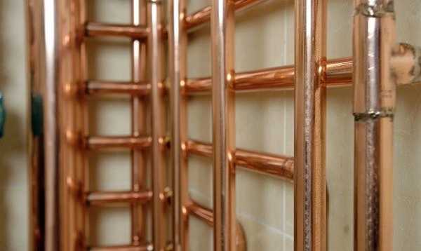 Регистры из медных труб Регистры из медных труб